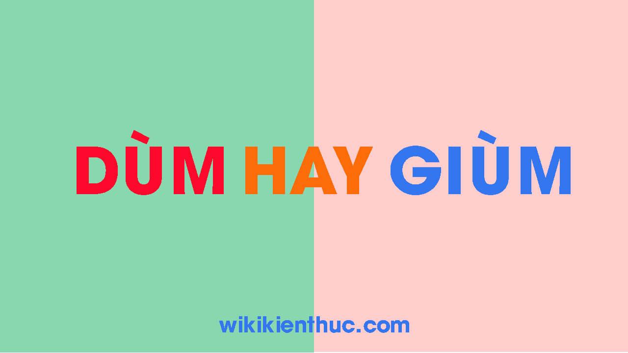 Dùm hay Giùm mới đúng chuẩn chính tả Tiếng Việt Update 09/2025