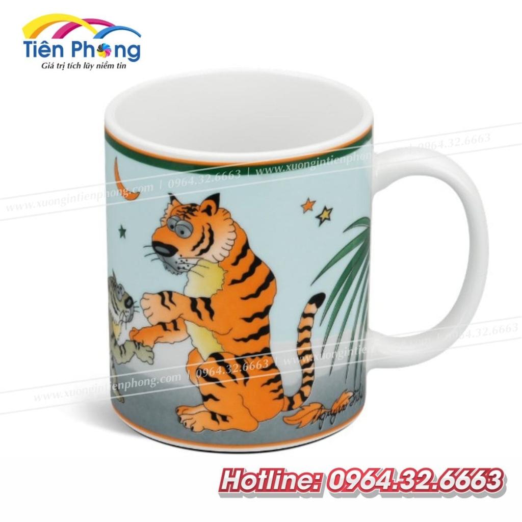 In Cốc Sứ 12 Con Giáp Đẹp