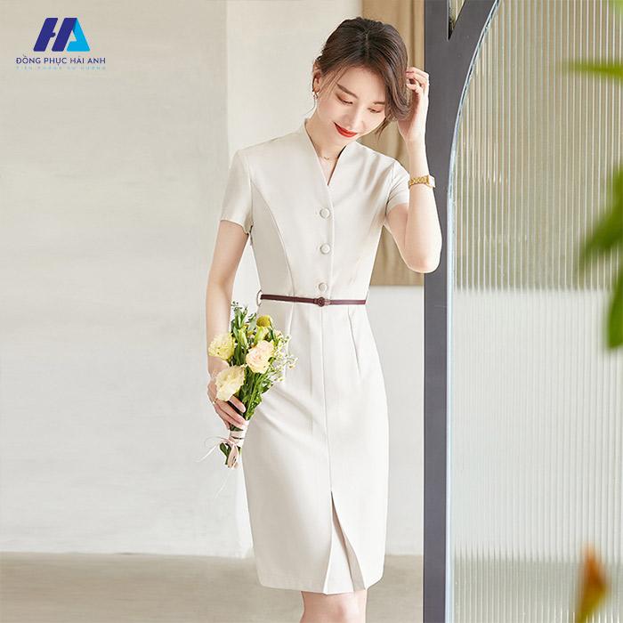 Top 10+ Mẫu Váy Đầm Công Sở Hàng Hiệu Liền Thân Sang Trọng