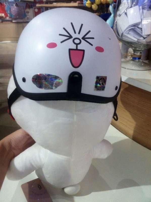 Nón bảo hiểm natthy thỏ cony cao cấp 1