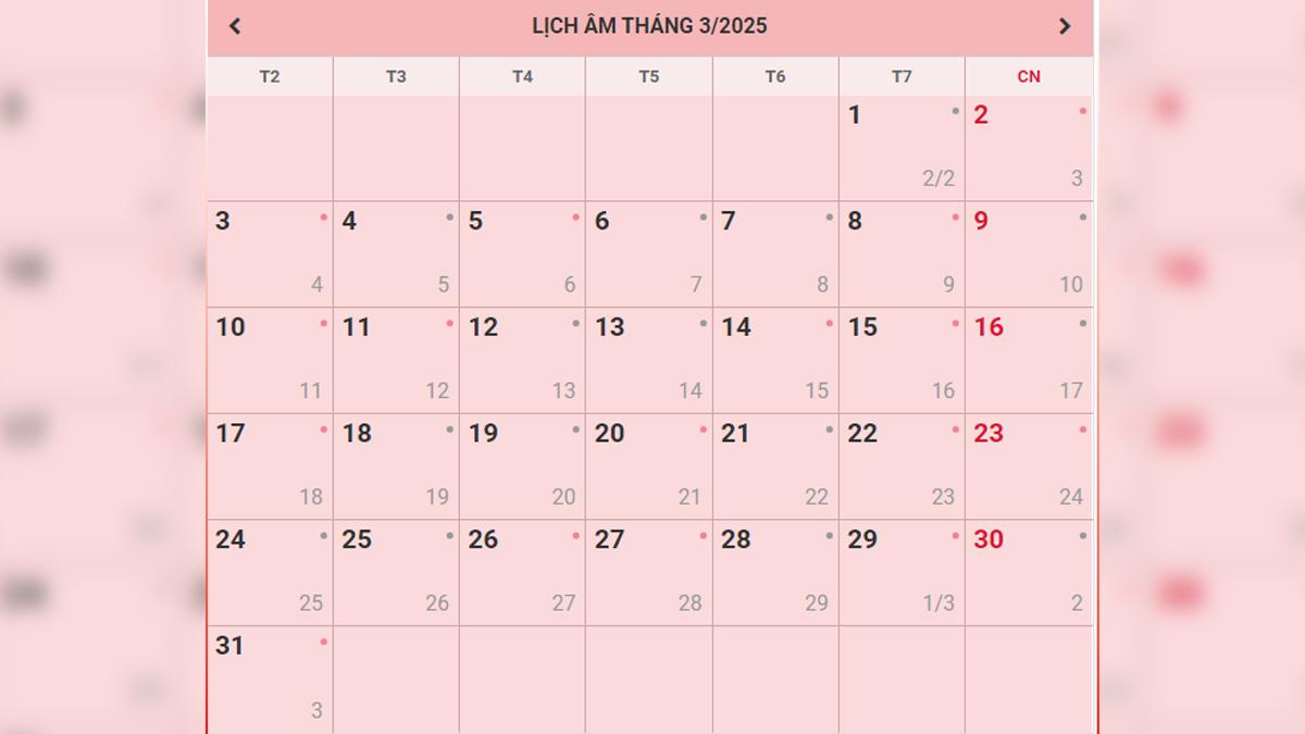 Lịch cắt tóc tháng 3 năm 2025 tốt mang đến may mắn, tài lộc