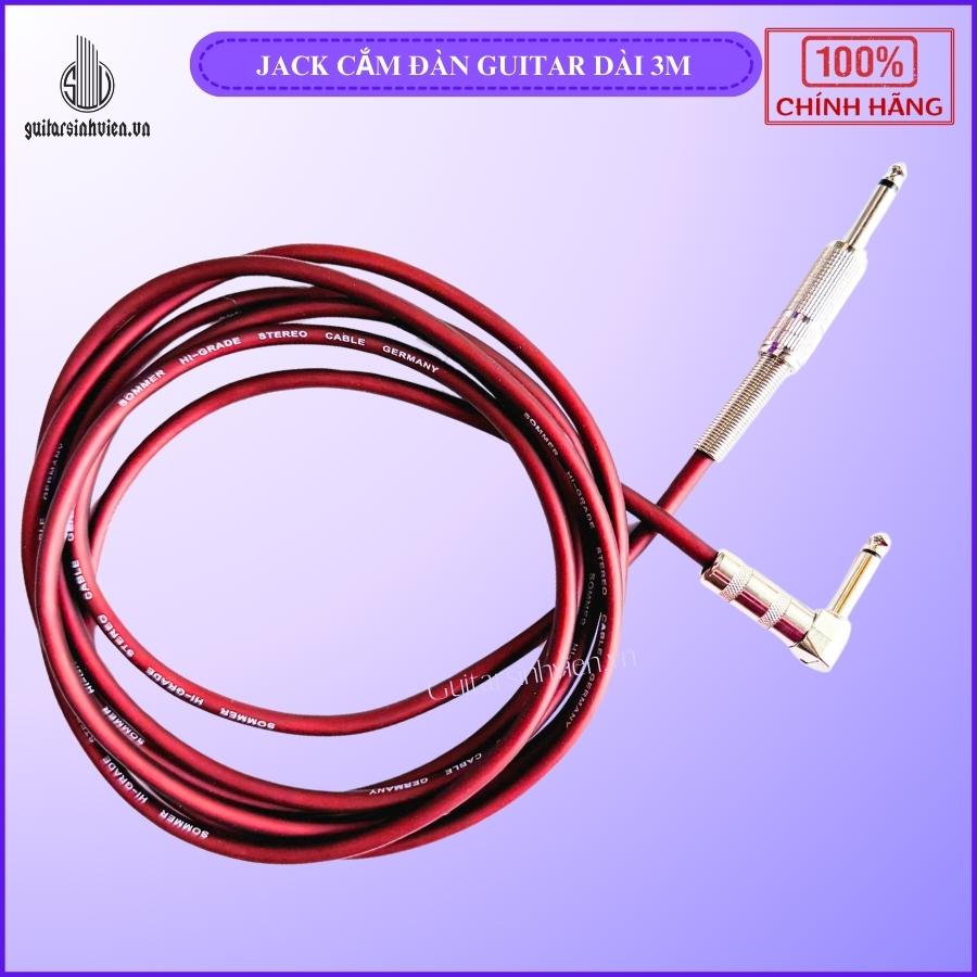 Dây Jack Cắm Đàn Guitar Gemany 6 Ly Dài 3m