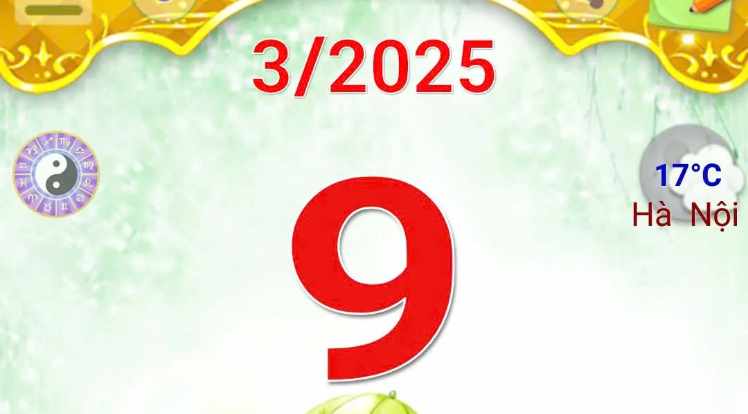 Lịch âm 9/3 chính xác nhất, lịch vạn niên ngày 9/3/2025