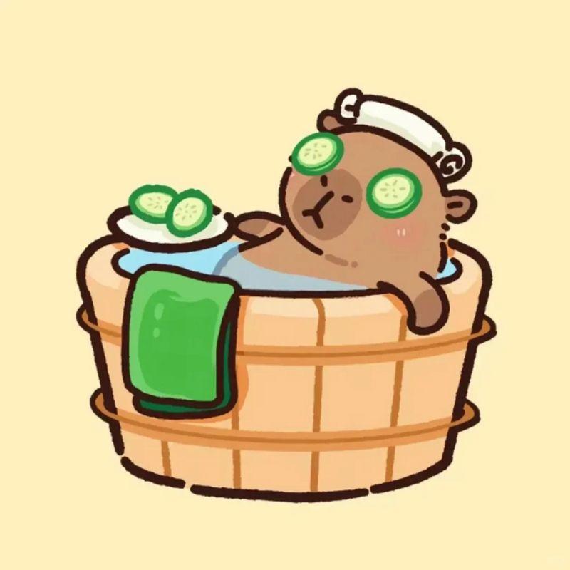 Ảnh Avatar Capybara Cute Nhìn Một Là Muốn Đổi Ngay Ảnh Đại Diện