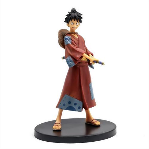 Mô hình chibi – Luffy ở wano quốc – Cao 17cm, nặng 300gr – No box