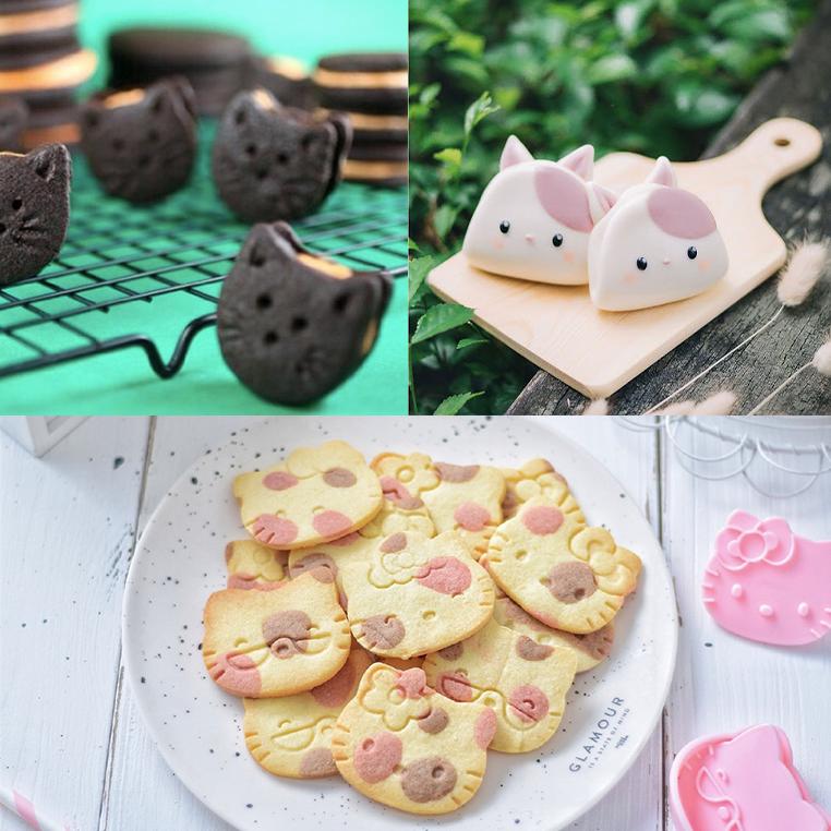 Bộ sưu tập các món bánh in hình mèo siêu cute khiến hội con sen mê mệt hoàng thượng phải “rụng tim”