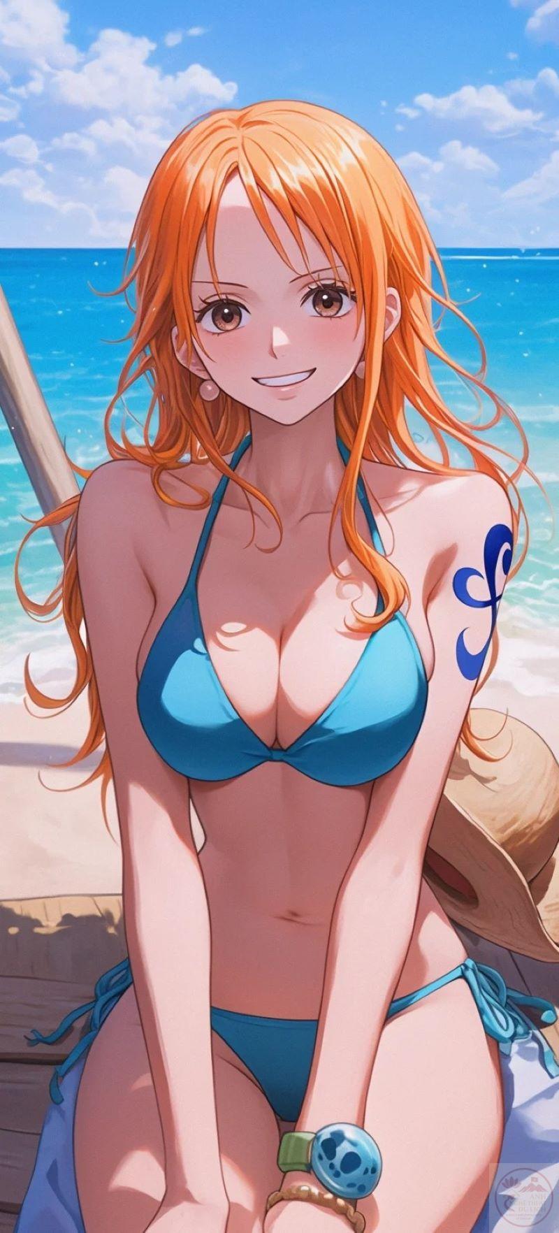 one piece nami bikini