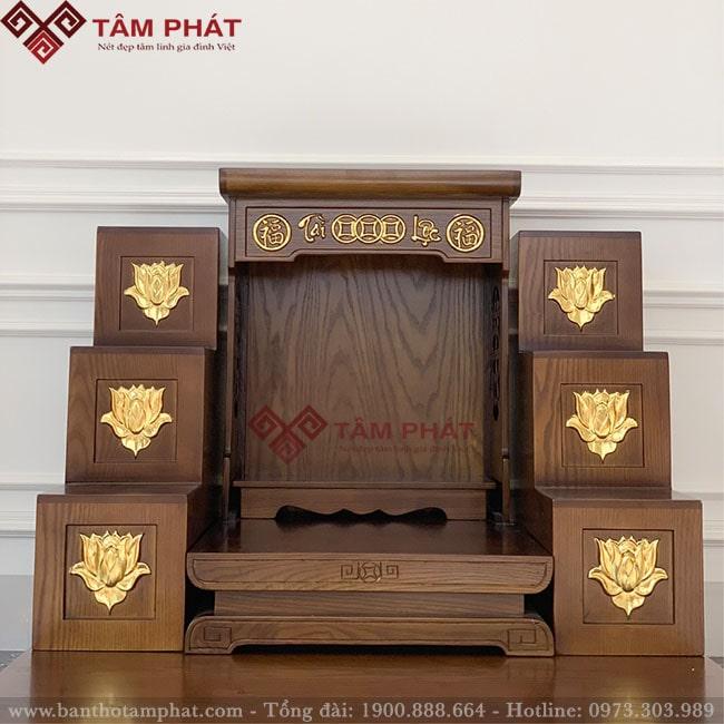 Mẫu bàn thờ Ông Địa Thần Tài đẹp nhất BTT-3320