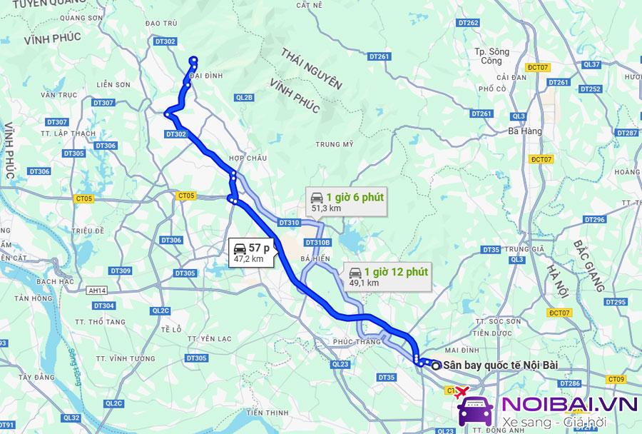 Hướng dẫn gọi taxi Nội Bài đi Tam Đảo trọn gói uy tín - giá tốt nhất!