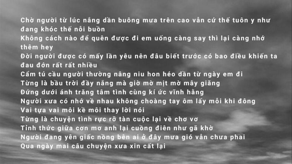 Top 20 bài nhạc buồn, tâm trạng hay nhất hiện nay