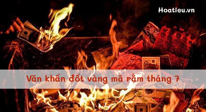 Bài cúng đốt quần áo tháng 7, bài khấn biếu mã Rằm tháng 7 chuẩn nhất