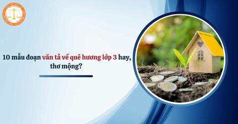 10 mẫu đoạn văn tả về quê hương lớp 3 hay, thơ mộng? Viết đoạn văn tả cảnh đẹp quê hương em lớp 3 (5-7 câu)?