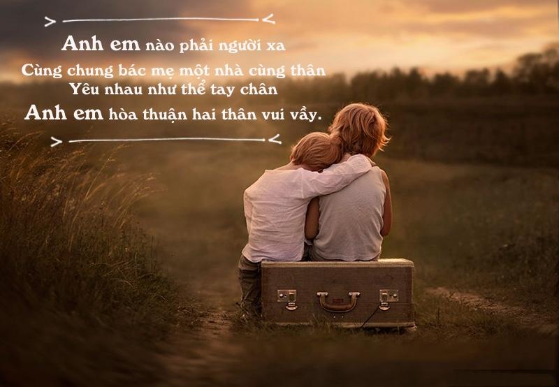 Các bài thơ hay về tình anh em, tình cảm bạn bè