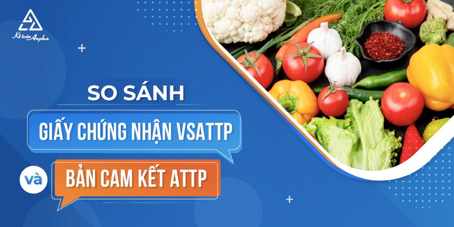 So sánh: bản cam kết ATTP & giấy chứng nhận vệ sinh ATTP
