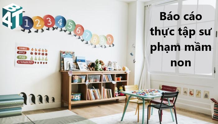 Download miễn phí 10 mẫu báo cáo thực tập sư phạm mầm non ấn tượng