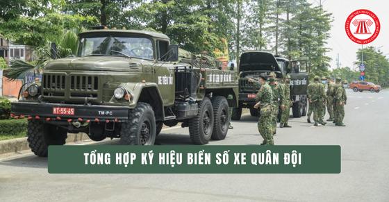 Tổng hợp ký hiệu biển số xe quân đội