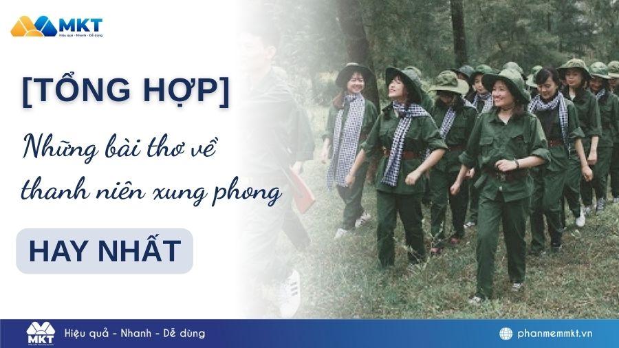 bài thơ về Thanh niên xung phong