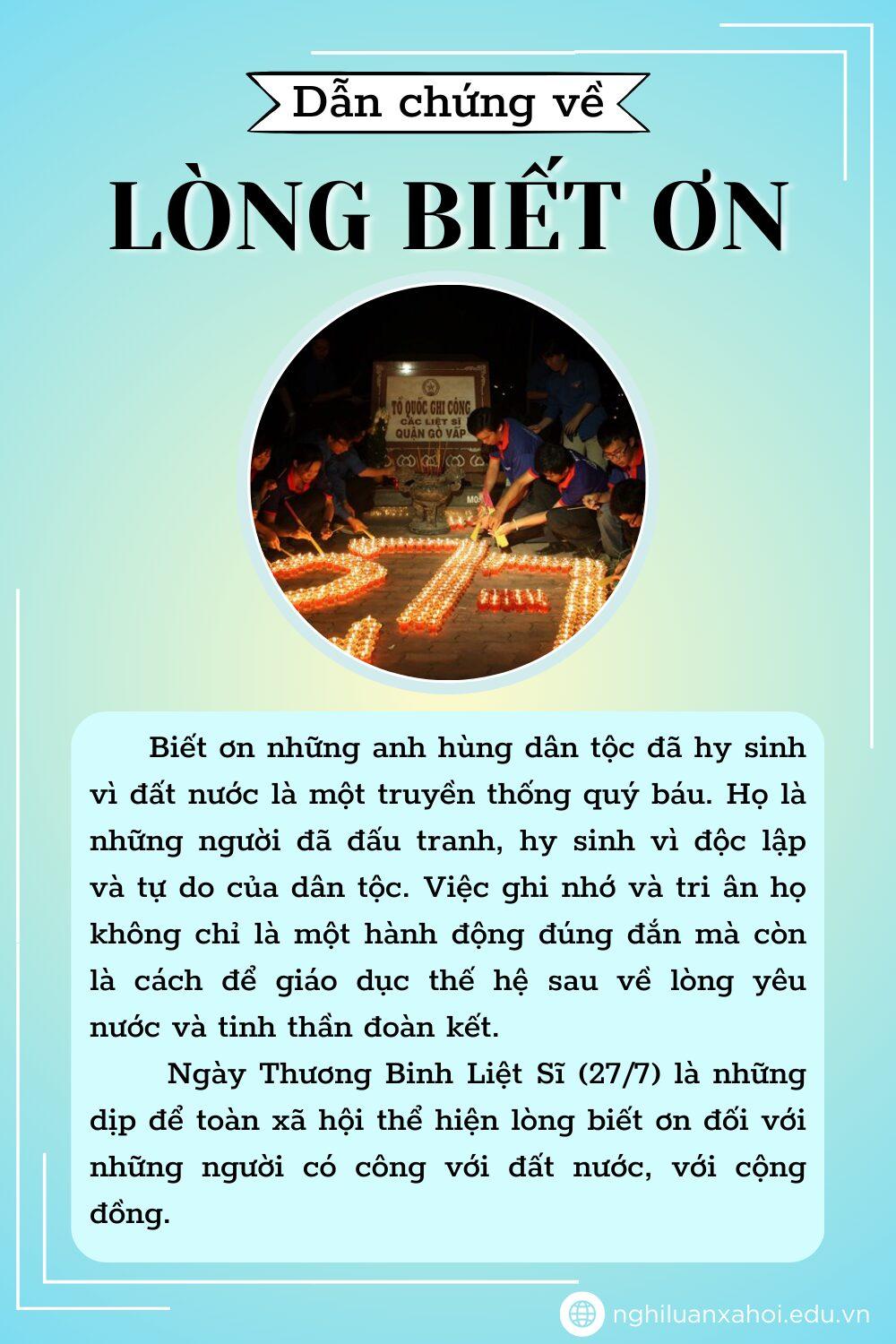 Top 20 Dẫn chứng về lòng Biết Ơn đạt điểm cao khi đưa vào NLXH