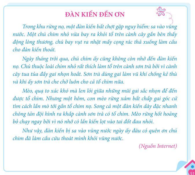 Bài đọc trong đề thi giữa kì số 1