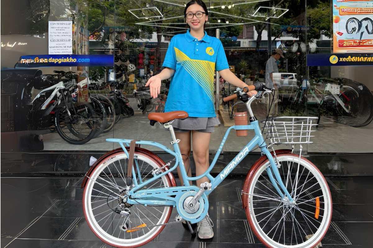 Xe Đạp Cho Học Sinh Nữ Cấp 2 Chất Lượng Giá Tốt