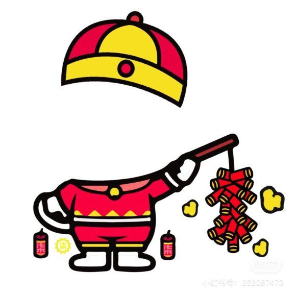 Ảnh ghép mặt Tết cho bé năm 2025