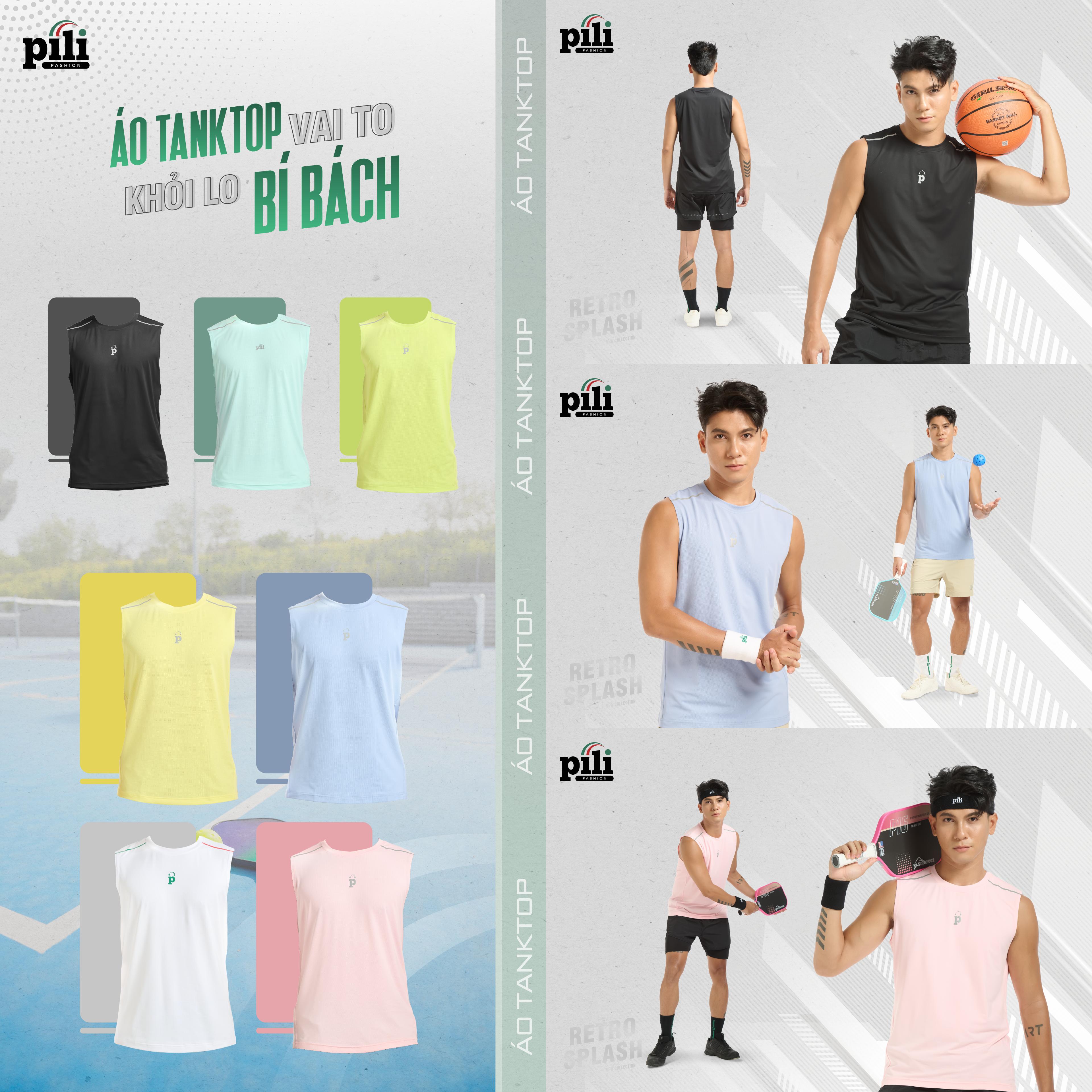 Áo tanktop nam: thoải mái, cá tính và phong cách