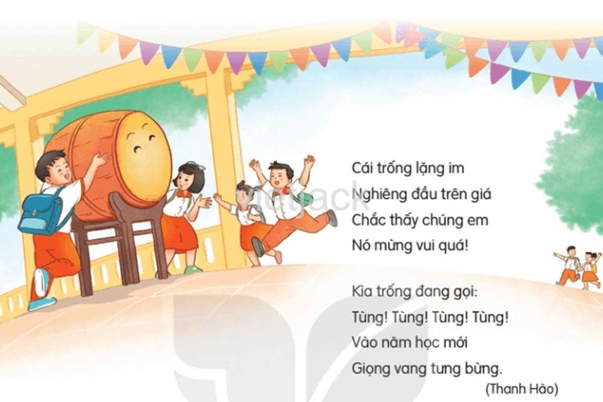 Phân tích bài thơ “Cái trống trường em” của tác giả Thanh Hào