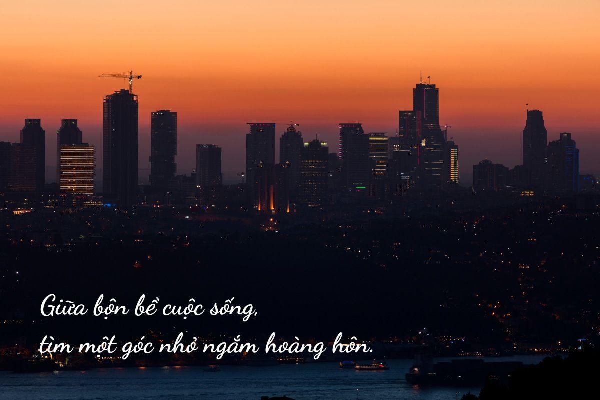 999+ STT hoàng hôn hay nhất, caption hoàng hôn bình yên, lãng mạn