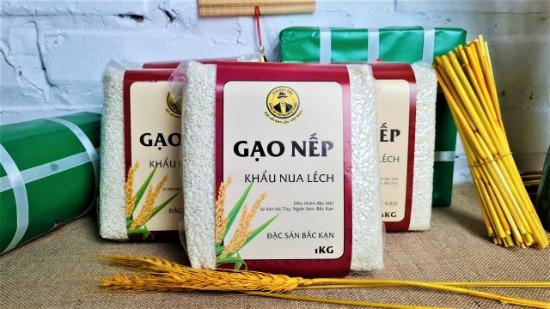 Gạo nếp Khẩu Nua Lếch 1kg đặc sản Bắc Kạn