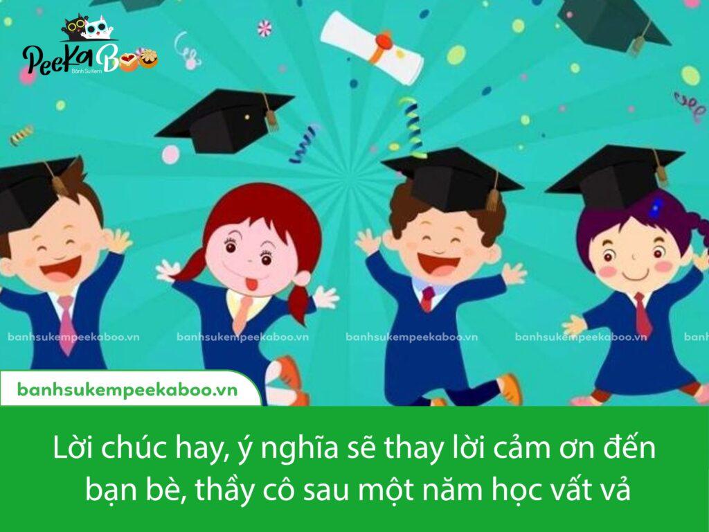 Lời chúc tổng kết cuối năm học cho tập thể lớp đầy ý nghĩa