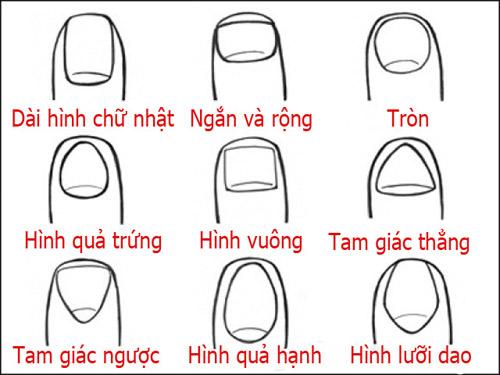 Đoán tính cách của bạn qua hình dạng móng tay