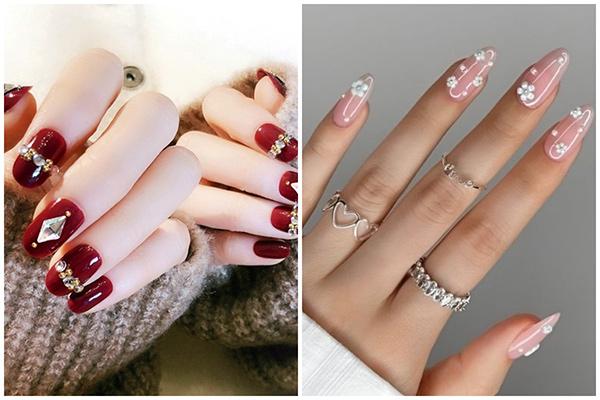 Gợi Ý 20+ Mẫu Nail Đính Đá Đẹp, Đơn Giản và Thu Hút