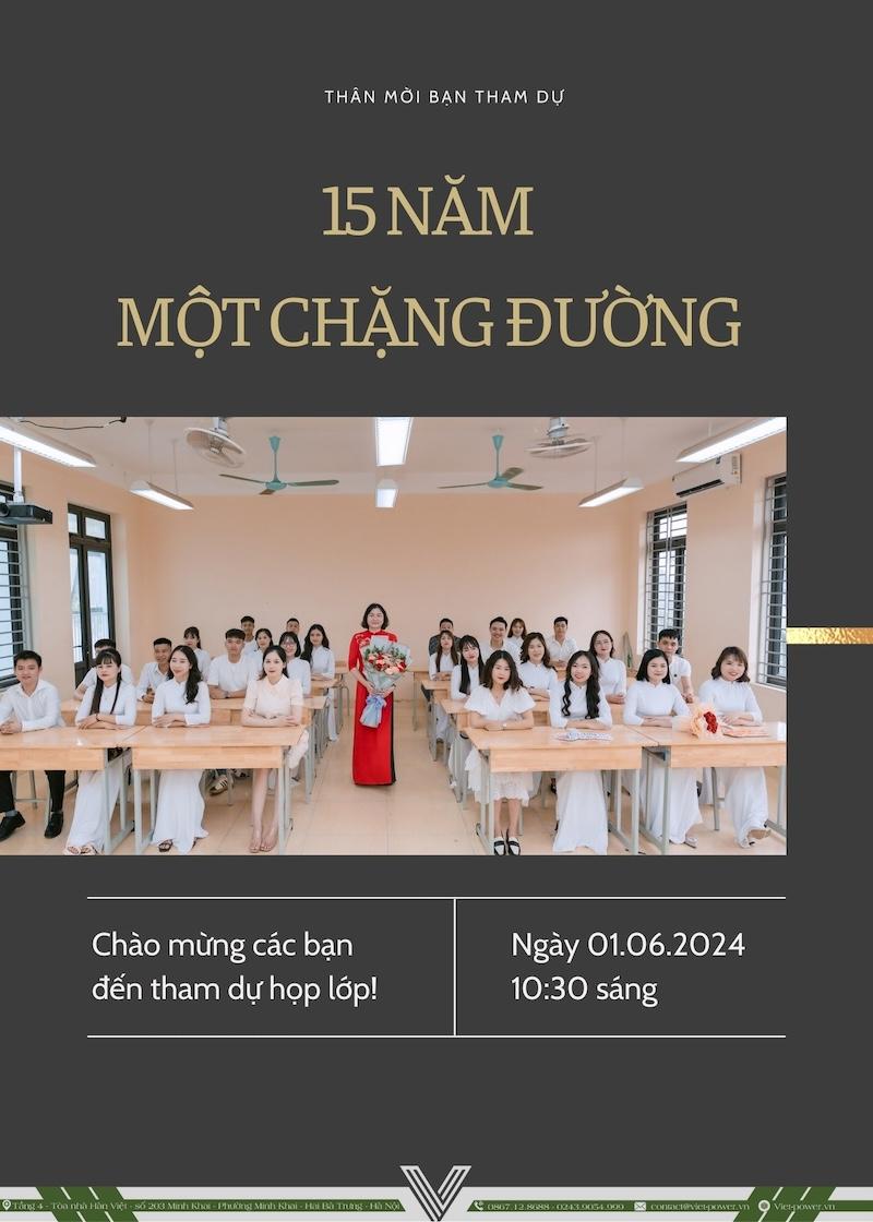 Top 10 thiệp mời họp lớp đẹp sang trọng nhất 2025