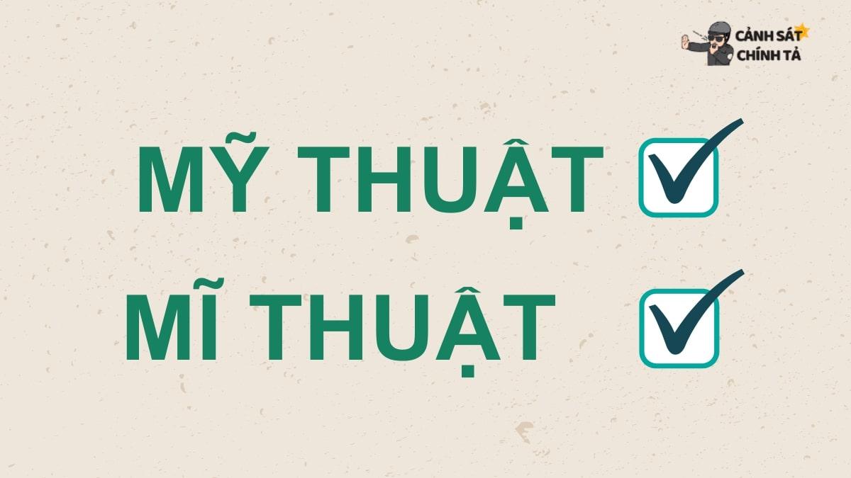 mỹ thuật hay mĩ thuật