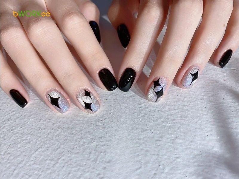 50+ Mẫu Nail Màu Đen Đẹp, Đơn Giản, Thời Thượng - Xu Hướng Thời Trang