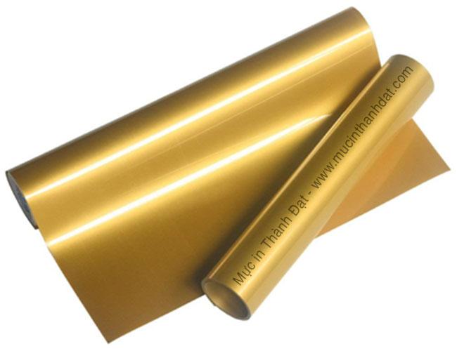 Decal PU Chuyển Nhiệt Màu Vàng Gold