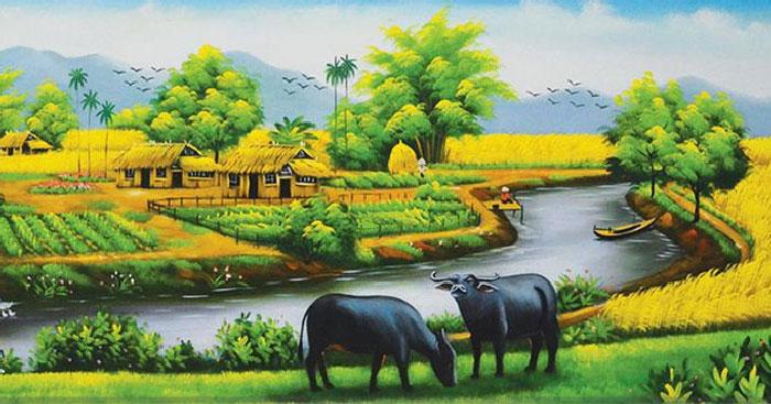 Nêu tình cảm, cảm xúc của em về cảnh vật trong tranh                                Dàn ý & 15 đoạn văn mẫu lớp 3