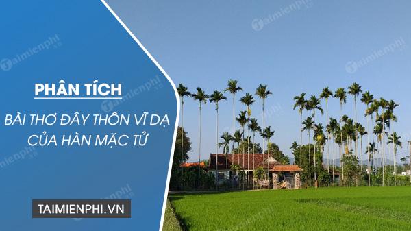 phan tich bai tho day thon vi da