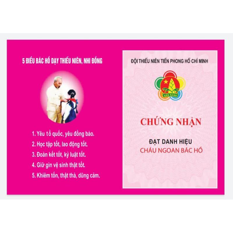 Ý nghĩa của phiếu giấy khen cháu ngoan Bác Hồ