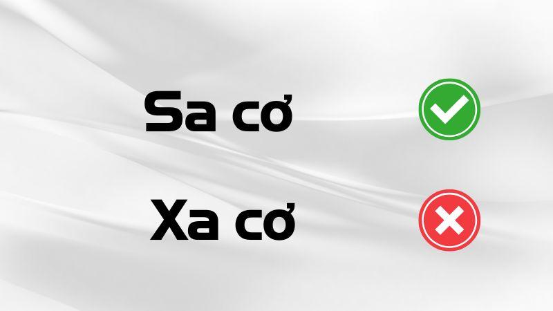 Xa cơ hay sa cơ đúng chính tả?