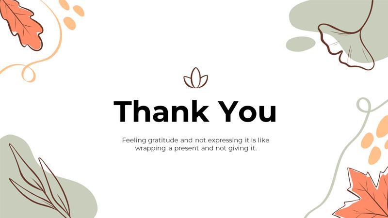 Tổng hợp mẫu slide cảm ơn đẹp, chuyên nghiệp cho bài thuyết trình