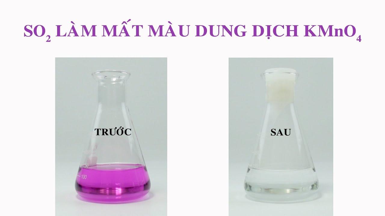 Sục khí SO2 vào dung dịch KMnO4: Một phương pháp quan trọng trong việc phân tích chất hóa học