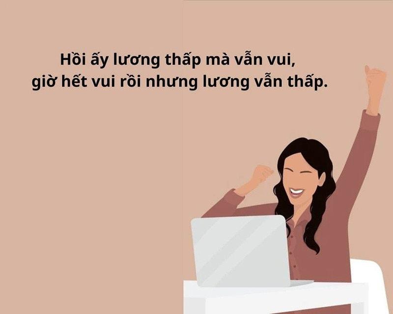 STT đi làm vất vả hài hước, giảm stress và vui vẻ hơn