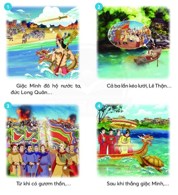 Giải Bài 4: Nghe – kể Sự tích Hồ Gươm Tiếng Việt 2 tập 2 Chân trời sáng tạo