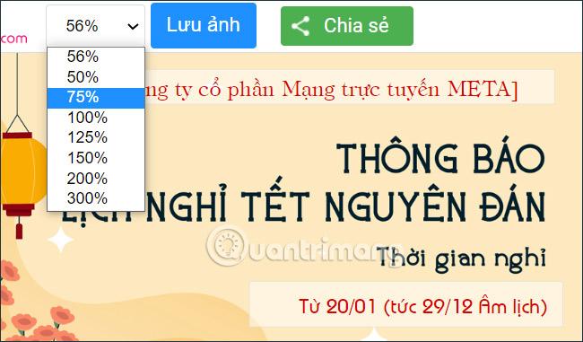 Cách tạo banner thông báo lịch nghỉ Tết