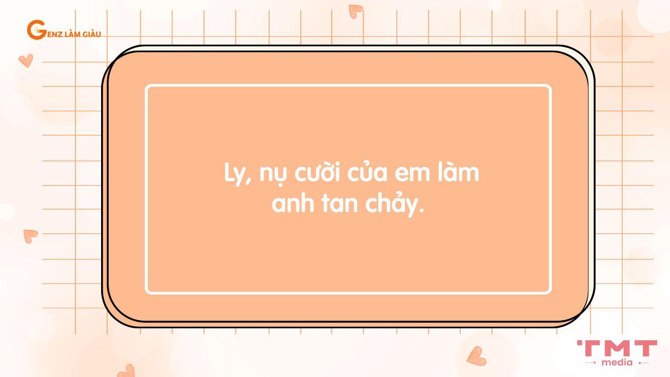 89+Câu thả thính tên Ly hay, hài hước mang nhiều ý nghĩa