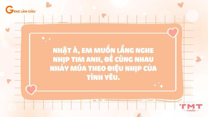89+ Câu thả thính tên Nhật hay, chàng nghe đứng hình mất 5s