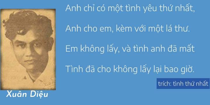 17 Bài thơ về tình yêu của Xuân Diệu hay nhất