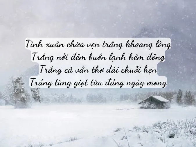 16 bài thơ về màu trắng tinh khôi hay và lãng mạn nhất