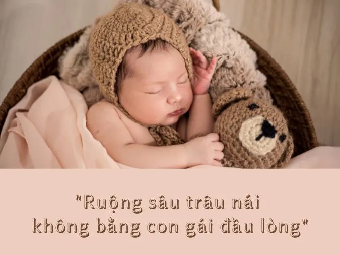 Những câu nói hay về con gái đầu lòng, thơ ca dao tục ngữ về con gái đầu lòng